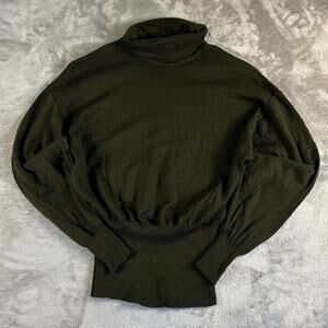 VTG Escada Margaretha Ley 100% Wool Turtleneck Sweater Women’s Size 34 Dark